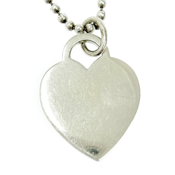 Tiffany Return to Heart Tag Necklace Silver